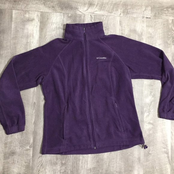 Columbia Jackets & Blazers - COLUMBIA Women's Purple Full Zip Fleece Jacket